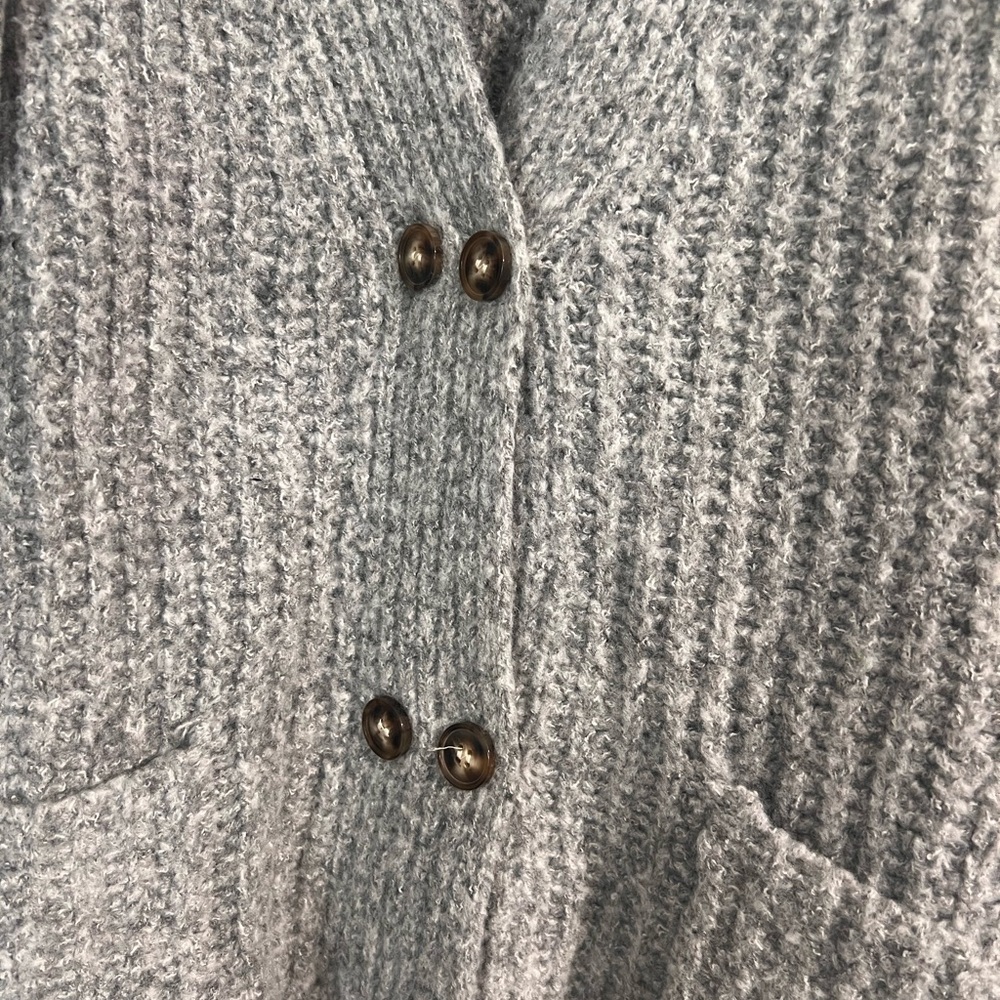 Carly Jean Los Angeles Gray Cardigan